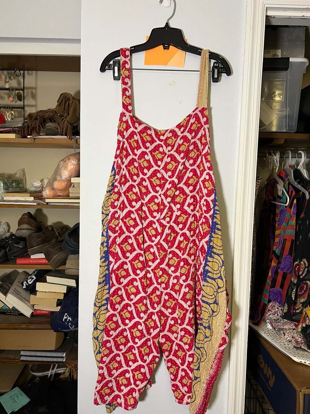 Kantha Bae Seeker Shortalls Free Size Vintage Cotton Kantha Sari Patchwork